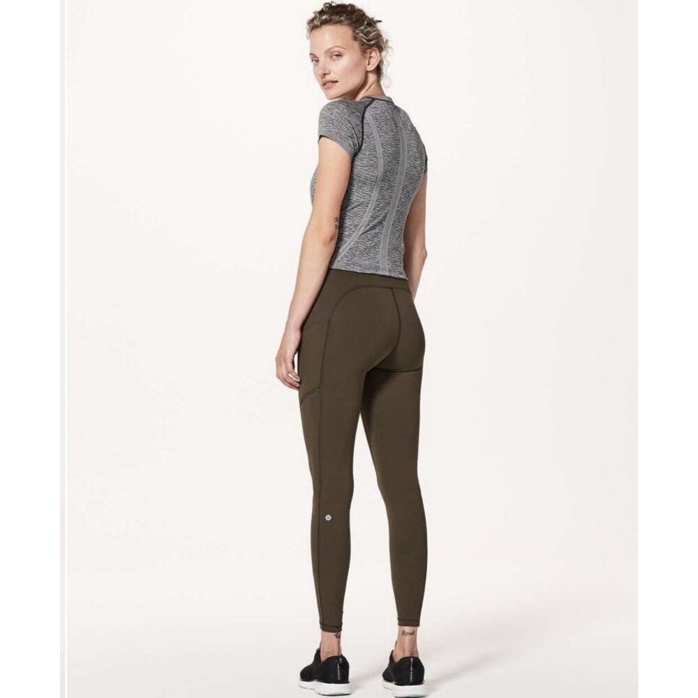 Lululemon Speed Up Tight *Full-On Luxtreme 28"Dark Olive (First Release) Size 2